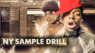 Making A NY Drill SAMPLE Beat! | Nile Waves