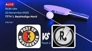 TTC 1951 Weimar vs. Post SV Mühlhausen IV | TTTV 1. Bezirksliga Nord Tischtennis Herren Tisch 2