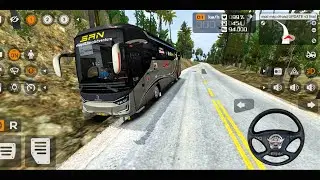  bus simulator Indonesia scania bus mod  bus driving game play 