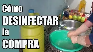 C&oacute;mo DESINFECTAR la COMPRA del SUPERMERCADO🛒 de forma SEGURA☑️ c&oacute;mo DESINFECTAR tu COMPRA