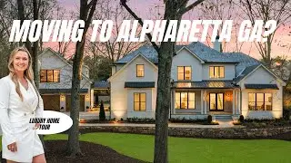 Living in Downtown Alpharetta GA | Luxury Home Tour + Lifestyle at 202 Kenneth