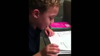 Noah reading