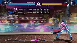 [UNI2 Seth]セト戦のお互いややこしい攻防の一例 UNDER NIGHT IN-BIRTH II Sys:Celes