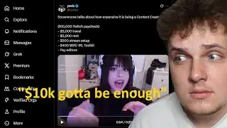 Jibkit REACTS to Snowcone saying $10k a month is not enough