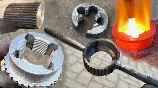 Thread Die Made by an Ingenious Guy From Old Scrap Iron || Amazing Mechanical Things ||