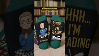 Custom Crew Socks - Book Gifts For Book Lovers - Keeping Up With My Reading Game - TKN-MQ0545-V7.1