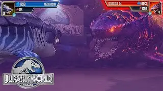 MEGALODON VS COLOSSUS 04 (SHARK BOSS) - AQUATIC BATTLE || JURASSIC WORLD THE GAME
