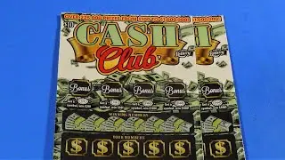SOOD 860: TWO $10 CASH CLUB Florida Lottery Scratch Tickets