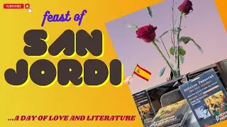 THE FEAST OF SAN JORDI in Barcelona , Spain | Espanyolang PINAY