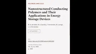 Nanostructured Conducting Polymers and Their Applications in Energy Storage Devices | RTCL.TV