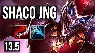 SHACO vs ELISE (JNG) | 4.2M mastery, 5/0/6, 1300+ games | KR Master | 13.5