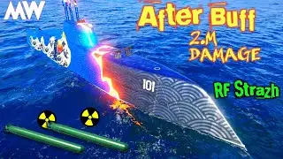 Before VS After Buff💀Submarine From Hell - With 2x Mark 45 Astor In Modern Warships!