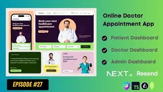 Medical App ep 27: Appointment Creation & Fetching in Doctor Dashboard Online Doctor Booking App.