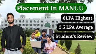 Placement in MANUU University Hyderabad #manuu #manuuhyderabad #placement #job #hyderabad