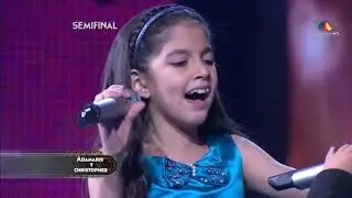 Adamaris y Christopher  - POR BESARTE (La academia kids 1)