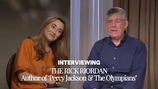 Rick Riordan talks Heroes of Olympus and is the SWEETEST HUMAN | Percy Jackson S2 x Alicespixels
