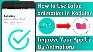 How to use Lottie animation in Kodular/Makeroid || Improve Your app by animations || Tech Developer