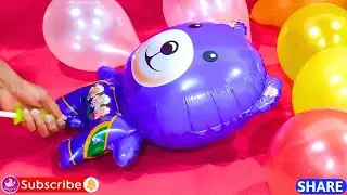 Fun Teddy Bear And Lots Of Balloons Popping🐻🎈💥!! Part-11