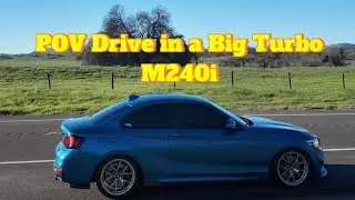 Big Turbo M240i Canyon Cruise POV Drive(T51R noises, turbo noises)