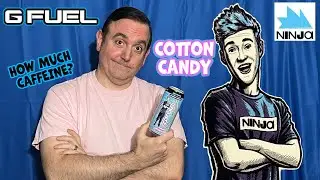 Обзор энергетического напитка GFuel Ninja Cotton Candy. Ниндзя наконец-то получил свой собственный GFuel, вдохновленный вкусом!