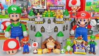 96 Minutes of Satisfying ASMR Unboxing 💚 Super Mario Bros Nintendo Deluxe Bowser's Playset