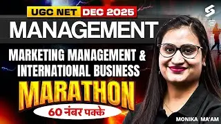 UGC NET Management Paper 2 | Marketing Management & International Business UGC NET By Monika Mam
