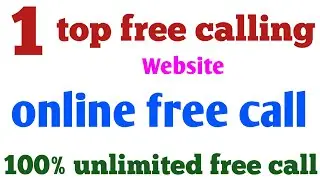 New best free calling website online Call unlimited 2017 Tricks 😮||Technical News