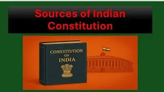 Sources of Indian Constitution #indianpolity #scc #upsc #cgl #hptgt #hppsc #hpas #chsl #clerk 
