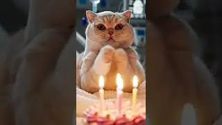 Heartwarming Cat Birthday in the Hospital 🎂🐾 | Emotional Cute Cat Moment #cat #birthdaycat