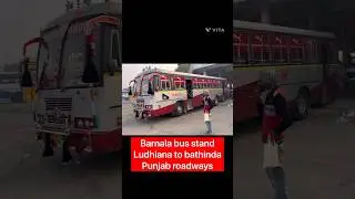 Barnala bus stand ! Ludhiana to bathinda ! Punjab roadways bus ! Himbus ! Punjabi ! Punjab ! Punbus