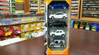 Распаковка: Matchbox 2022 &mdash; MBX City Drivers 5 Pack