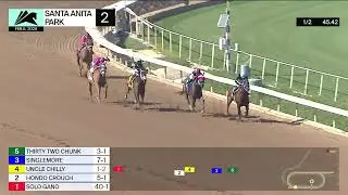Uncle Chilly wins Race 2 on Friday, February 6 at Santa Anita Park