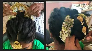 Quick and Easy Bridal Hairstyle l Traditional peshwai hairstyle | Khopa hairstyle ll hair tutorial