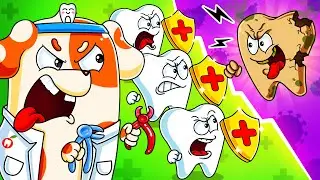 Animación 2D 🦷 El Dentista Hoo Doo Contra Las Bacterias | Hoo Doo en Español