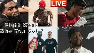 FIGHT WEEK !! GERVONTA DAVIS , FRANK MARTIN , DAVID BENAVIDEZ , SUBRIEL MATIAS , GARY ATUANNE
