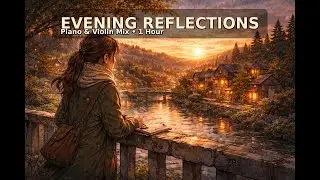 Evening Reflections (Piano & Violin Mix) — 1 Hour | Bittersweet & Hopeful | No Vocals