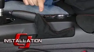 2015-2017 Mustang Alcantara Parking Brake Boot Installation
