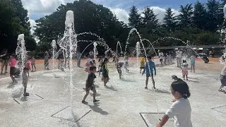 【噴水・じゃぶじゃぶ池・流れ・ウォーターカーテン】熊谷さくら運動公園　親水設備 改修工事（埼玉県）