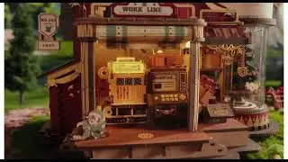 MillyRose Crafts Robotime Rokr  Dream Gift Factory 3d Wooden Musical Puzzle