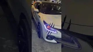 new Baleno with custom headlight
