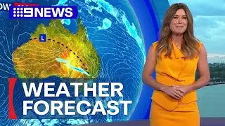 Australia Weather Update: Front with unstable air brings showers to south-east | 9 News Australia