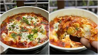 Viral Breakfast Recipe| Viral Turkish Menemen Recipe Egg Tomato Breakfast Tanuz Kitchen