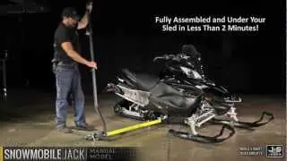 Snowmobile Jack On Wheels