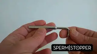 Penisstick Epi  hoekvormige stalen penisplug | Urethral Play