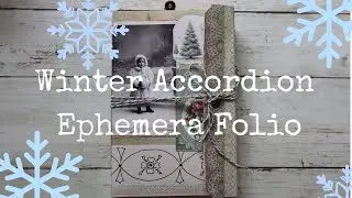 Winter to Valentine Ephemera Folio ❄️💗 | Happy Mail & Accordion Storage