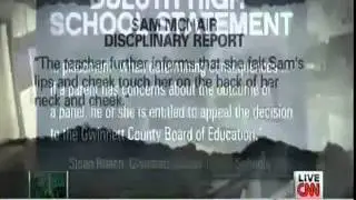 Sam McNair Descibes to Piers Morgan How He Hugs Teacher and Gets Suspended 1 Year