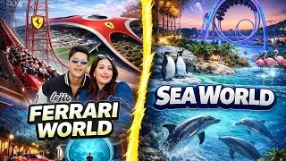 Yas Island- Abu Dhabi : Ultimate Guide to Trill & Chill🎢🔥 Vruti and Vidur 