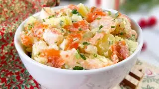 Зимнее волшебство в картофельном салате ♥ Декабрьский экспресс-рецепт