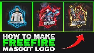 How to make freefire mascot logo | how to make freefire logo | mascot logo freefire | myraid gfx
