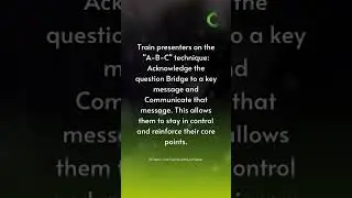 Handle Tough Questions with Confidence &mdash; Use the A-B-C Technique
